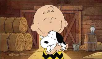  ?? APPLE VIA AP ?? This image released by Apple shows animated characters Snoopy and Charlie Brown from the original series “The Snoopy Show,” premiered Feb. 5, 2021 on Apple TV+.