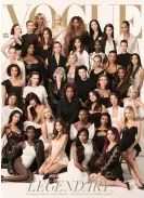  ?? Photograph: Steven Meisel ?? Each woman has appeared on a British Vogue cover during Edward Enninful’s term as editor-in-chief.