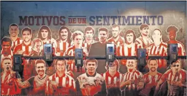  ??  ?? Las leyendas explican los motivos por los que son del Atlético.