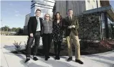  ??  ?? The Heaney family at the official opening of HomePlace last year