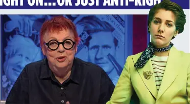  ??  ?? LAUGHABLE: Comedienne­s Jo Brand, far left, and Sarah Keyworth