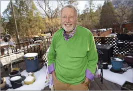  ?? DAVID ZALUBOWSKI — THE ASSOCIATED PRESS ?? Howard Jones, an 83-year-old veteran, talks about his struggle to secure a COVID-19 vaccinatio­n in El Paso County while seated on the deck outside his home in southwest Colorado Springs, Colo., on Tuesday.