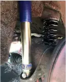  ??  ?? …fully adjustable shock absorbers? Check