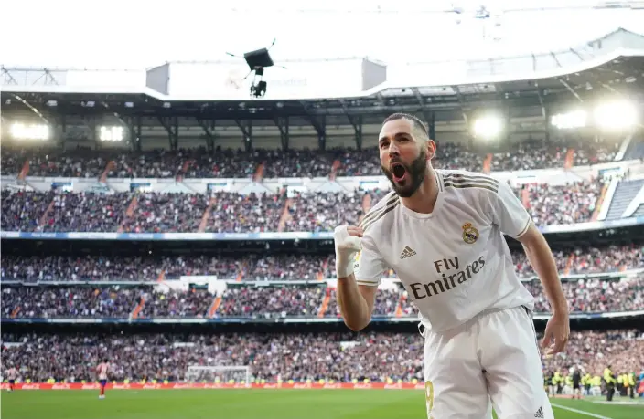  ?? Arkivbild: Juan Medina ?? Karim Benzema har klivit fram som oväntad centralfig­ur i Real Madrid.