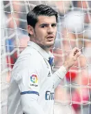  ??  ?? New Chelsea signing Alvaro Morata.