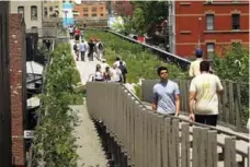  ?? SPENCER PLATT/GETTY IMAGES FILE PHOTO ?? New York’s High Line park shows the city’s belief that anything is possible.