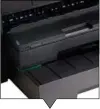  ??  ?? The Brother MFC-J2720 comes with two paper trays, and can store up to 500 sheets of paper.