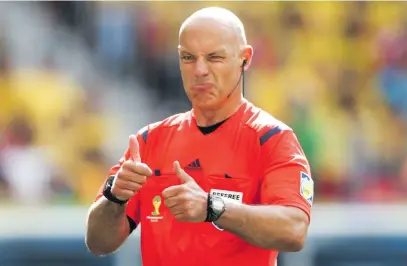  ?? Picture: Getty Images ?? BACKED. Top referee Howard Webb believes VAR will be good for English football.