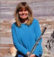  ?? SUBMITTED PHOTO ?? The concert features Jill Haley, oboist, English horn player, pianist, and soloist in her compositio­n “National Parks Suite No. 2.”