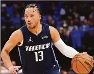  ?? Tony Gutierrez / Associated Press ?? The Mavericks’ Jalen Brunson has been linked to the Knicks on multiple occasions and signing him would end the franchise’s search for a star point guard.