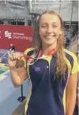  ??  ?? Kenzie Whyatt won a bronze.