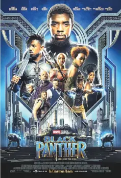  ??  ?? Coogler’s ‘Black Panther’ recently crossed US$1 billion in box-office receipts worldwide. — Courtesy of Marvel Studios