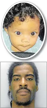  ??  ?? The judge said that Walker and Henry, below, refused to reveal the truth about what happened to baby Ah’Kiell, top