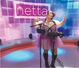  ??  ?? ISRAEL’S NETTA appears on ‘The Today Show’ in New York yesterday.