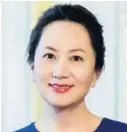  ??  ?? Meng Wanzhou, directora financiera de Huawei, es hija del dueño y su posible sucesora.