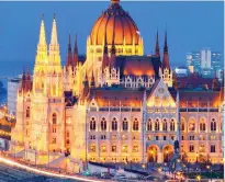  ?? Picture: GETTY ?? Splendour: Budapest’s iconic building
