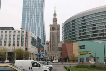  ??  ?? THE WARSAW PALACE of culture and science.