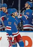  ?? Foto: USA Today Sports ?? Pátý zásah za sebou
Filip Chytil oslavuje gól proti New York Islanders. Dal ho už po 29 vteřinách.