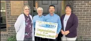  ?? Courtesy photo ?? Legacy CPA & Financial Services, LLC is #Tyingtheco­mmunitytog­ether as this week's Logan County Business of the Week. From left: Edith Pemberton, Larry Fetzer, Steve Hill and Tara Mustain.