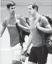  ?? GETTY IMAGES FILE PHOTO ?? Novak Djokovic, left, and Andy Murray have faced each other 36 times at the elite level.