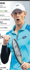  ?? AFP ?? Kevin Anderson is the 28th seed at the US Open.