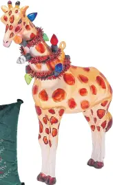  ?? ?? Giraffe with lights, £8, Paperchase.