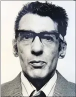  ??  ?? MUGSHOT: The first picture of Ronnie Kray taken after he entered Broadmoor