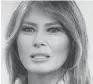  ??  ?? Melania Trump