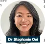  ?? ?? Dr Stephanie Ooi