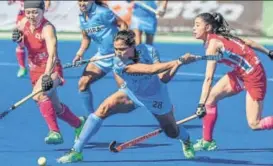  ?? HOCKEY INDIA ?? ▪ India defeated a local Queensland side 50 on Saturday but lost 13 to Canada on Sunday.