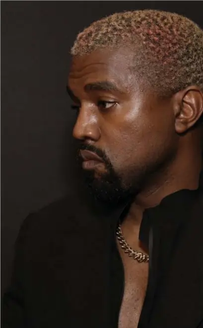  ?? © wireimage ?? Kanye West wordt omringd door jaknikkers en parasieten.