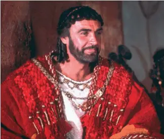  ??  ?? Connery played a glorious King Agamemnon in Time Bandits