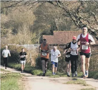  ?? ?? A previous running of Mel’s Milers 10k, which this year drew a strong line-up of Haywards Heath Harriers