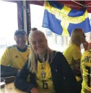  ?? FOTO: MARIE
CARLSSON /TT (ARKIVBILD) ?? Pernille Harder stöttade Magdalena Eriksson och Sverige under fotbolls-VM i Frankrike.