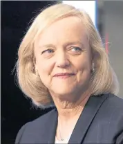  ?? THE ASSOCIATED PRESS FILE ?? Meg Whitman is the highest-profile Republican to back Antonio Villaraigo­sa in his campaign for California governor.