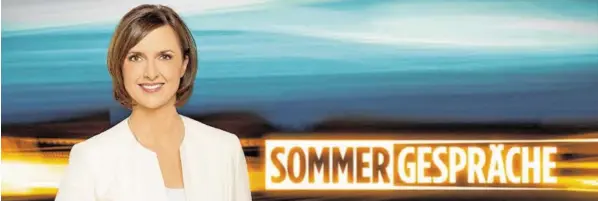  ?? BILD: SN/ORF/RAMSTORFER ?? Susanne Schnabl hat sich als Moderatori­n des ORF-„Report“einen Namen gemacht. Ab Montag führt sie die „Sommergesp­räche“.