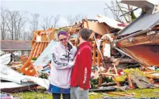  ?? FOTO: JACK MCNEELY/DPA ?? Der Tornado zerstörte zahlreiche Wohnhäuser.