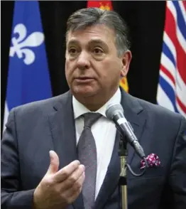  ?? FRED CHARTRAND, THE CANADIAN PRESS ?? Ontario Finance Minister Charles Sousa says changes to the federal CPP are still years away, so the province will go it alone.