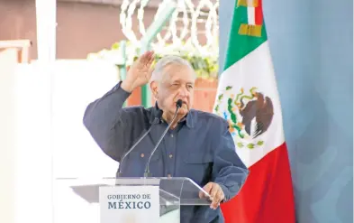  ?? WENDY LAZCANO ?? López Obrador rindió su cuarto informe de gobierno