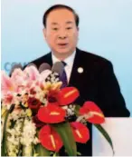  ??  ?? August 17, 2017: Huang Kunming, executive deputy head of the Publicity Department of the CPC Central Committee, stresses the importance of enhancing exchange on governance experience and ensuring consensus among leaders of BRICS nations in a keynote speech at the BRICS Seminar on Governance in Quanzhou, Fujian Province.