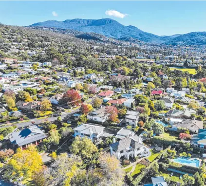  ?? ?? Buyers will need to be as quick as a cheetah to secure a home in a bunch of Hobart suburbs.