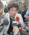  ??  ?? La exministra Bachelot.