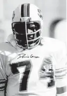  ?? COURTESY PHOTO ?? Former Bills offensive lineman Donnie Green during his playing days in the NFL.