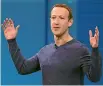  ??  ?? Mark Zuckerberg plans to establish an independen­t body to which users can appeal the platform’s decisions to remove their accounts or posts.