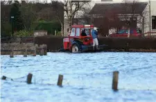  ??  ?? Flashback to flooding at Ballyfree, Carraroe in December 2015