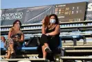  ??  ?? Socially distanced fans at the Palermo Ladies Open. Photograph: Tullio M Puglia/ Getty Images