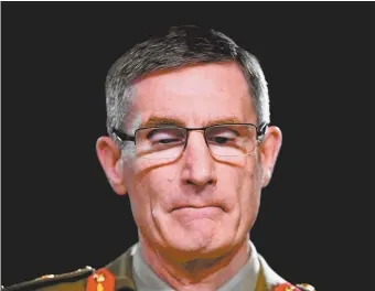  ?? Mick Tsikas / Pool / AFP ?? The chief of the Australian Defence Force, General Angus Campbell.