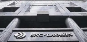  ?? THE CANADIAN PRESS ?? SNC Lavalin expects to realize significan­t cost savings as it integrates the acquisitio­n of U.K. engineerin­g firm WS Atkins.