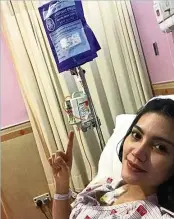  ?? — Instagram ?? Elyana updates her fans on her battle with cancer on social media.