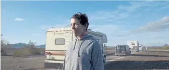  ?? Searchligh­t Pictures ?? Frances McDormand in “Nomadland.”